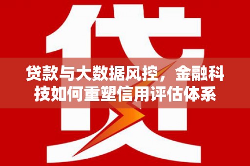 海城贷款与大数据风控，金融科技如何重塑信用评估体系