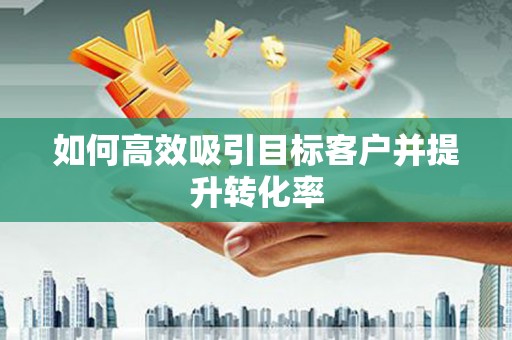 海城如何高效吸引目标客户并提升转化率
