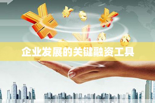 海城企业发展的关键融资工具