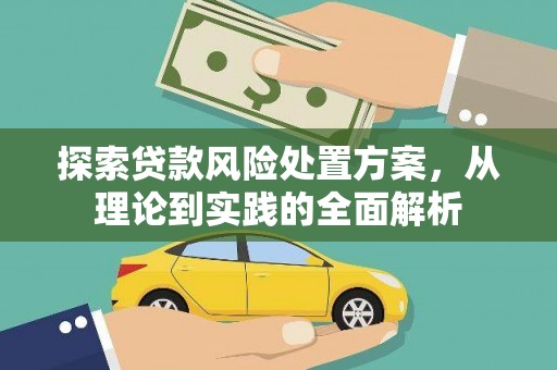 海城探索贷款风险处置方案，从理论到实践的全面解析