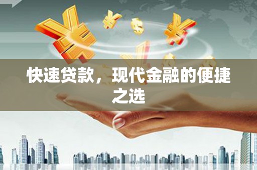 海城快速贷款，现代金融的便捷之选