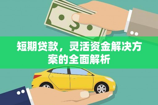 海城短期贷款，灵活资金解决方案的全面解析