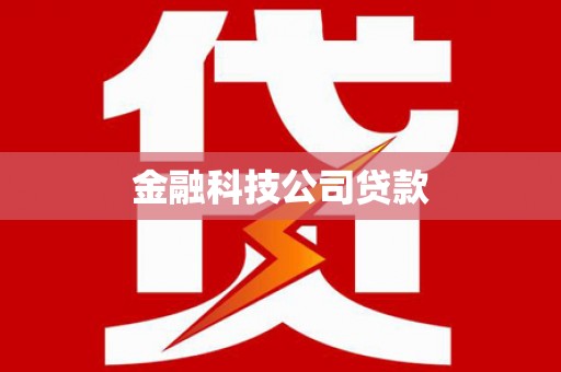 海城金融科技公司贷款