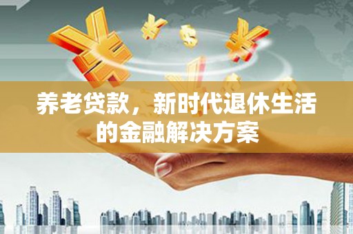 海城养老贷款，新时代退休生活的金融解决方案