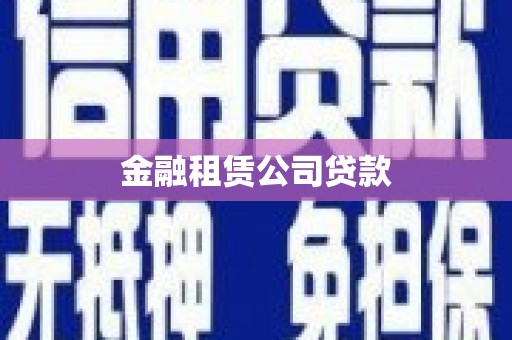 海城金融租赁公司贷款