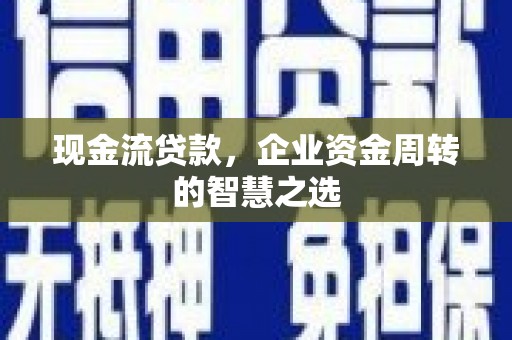 海城现金流贷款，企业资金周转的智慧之选