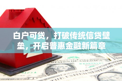 海城白户可贷，打破传统信贷壁垒，开启普惠金融新篇章