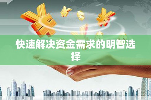 海城快速解决资金需求的明智选择