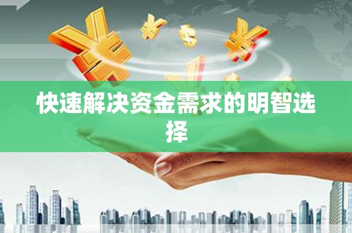 海城快速解决资金需求的明智选择